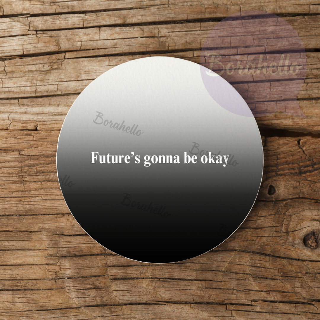 Suga / Agust D / Yoongi Future's Gonna Be Okay Ceramic Coaster