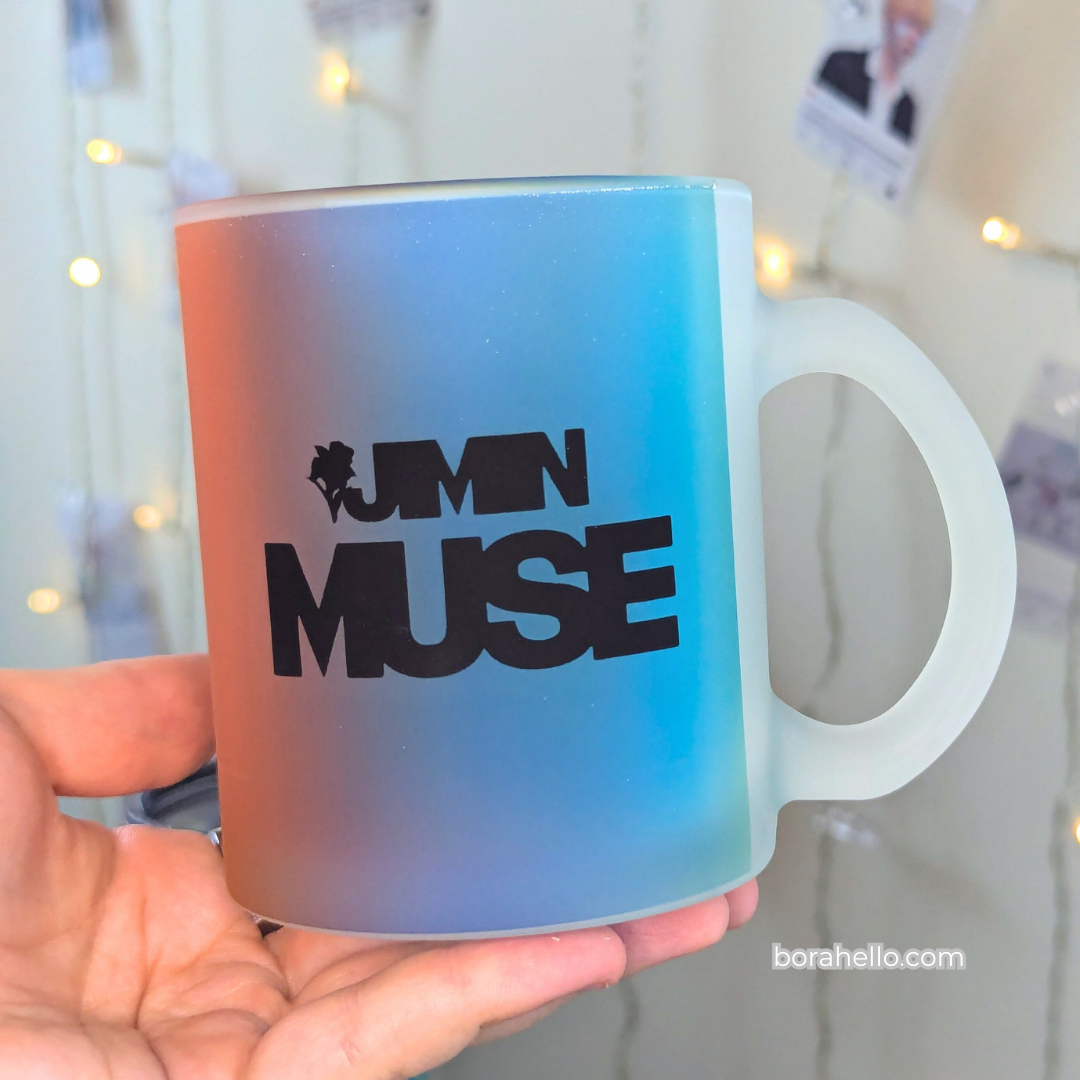 Jimin MUSE Glass Coffee Mug