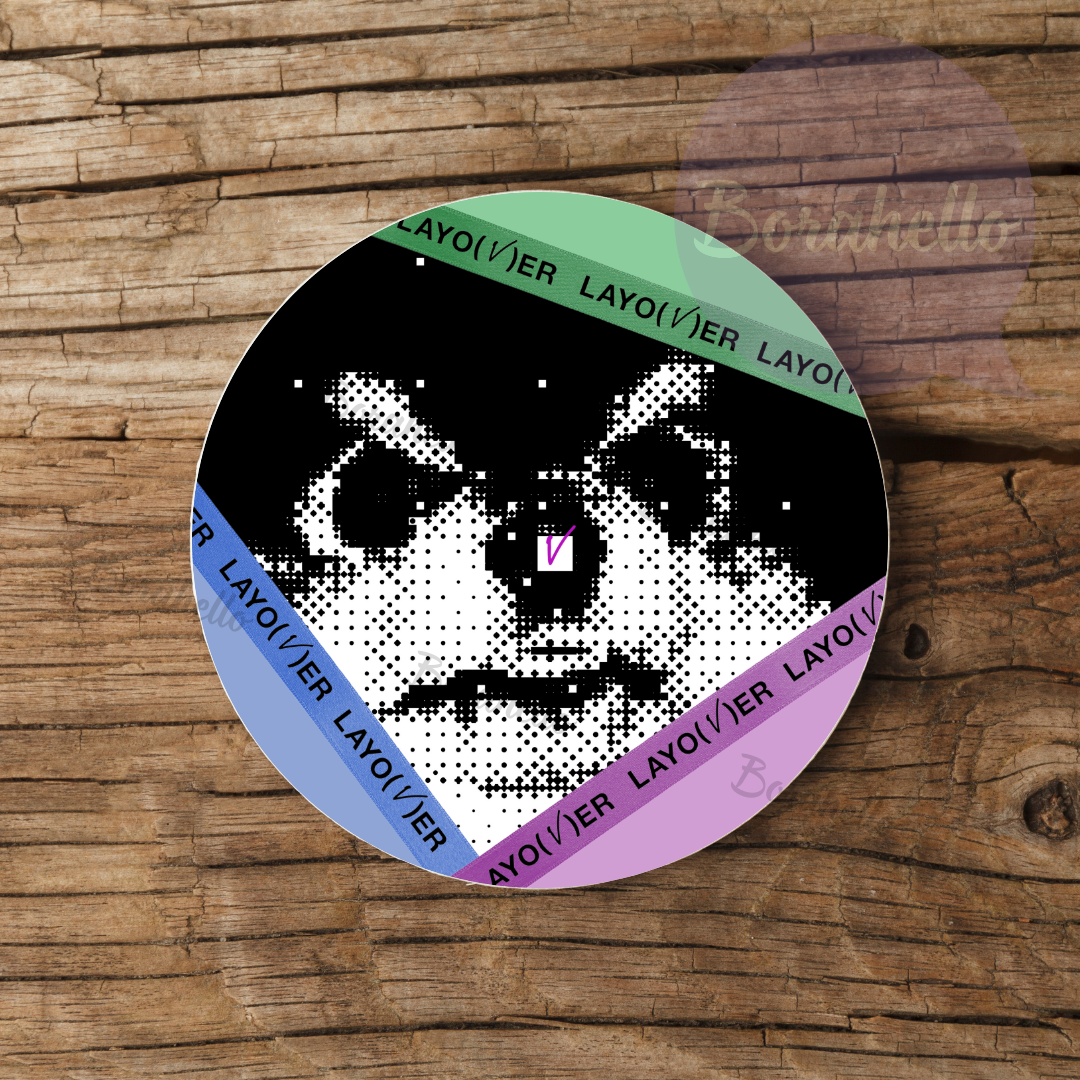 V Yeontan Layover Ceramic Coaster