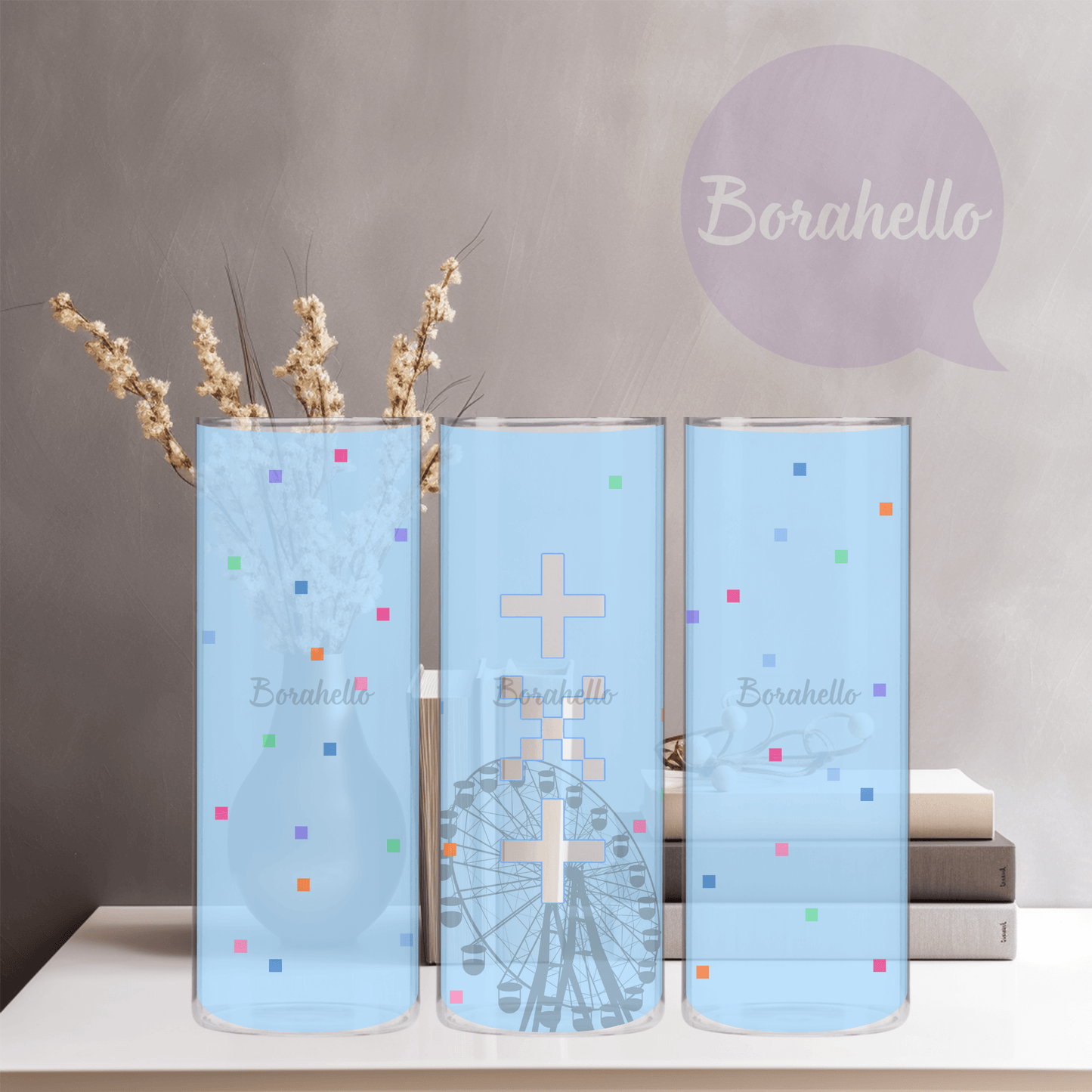 TXT minisode1 Blue Hour Glass Vase