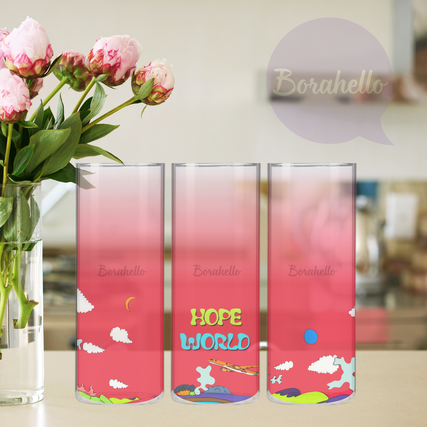J-Hope Hope World Glass Vase