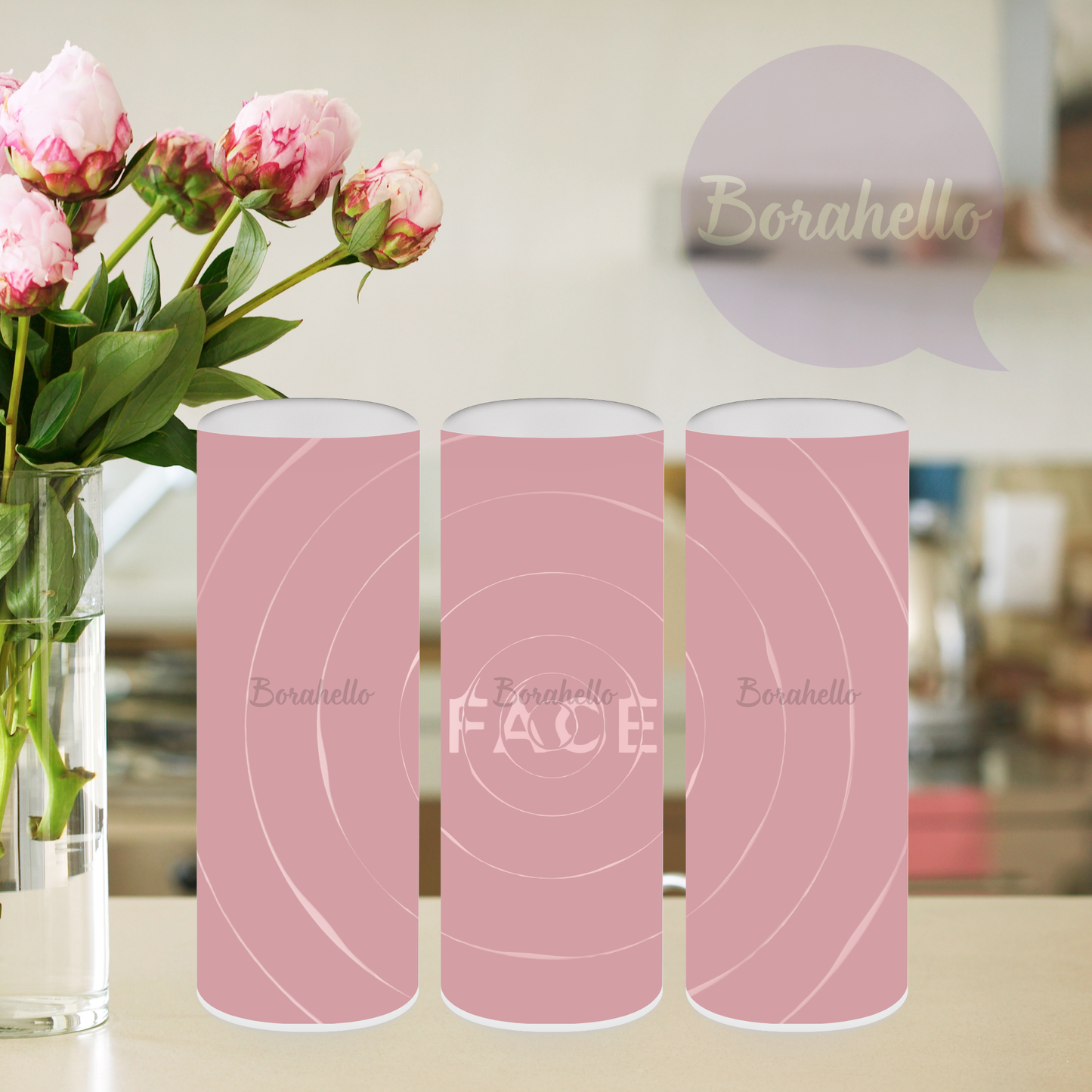 Jimin FACE Glass Vase