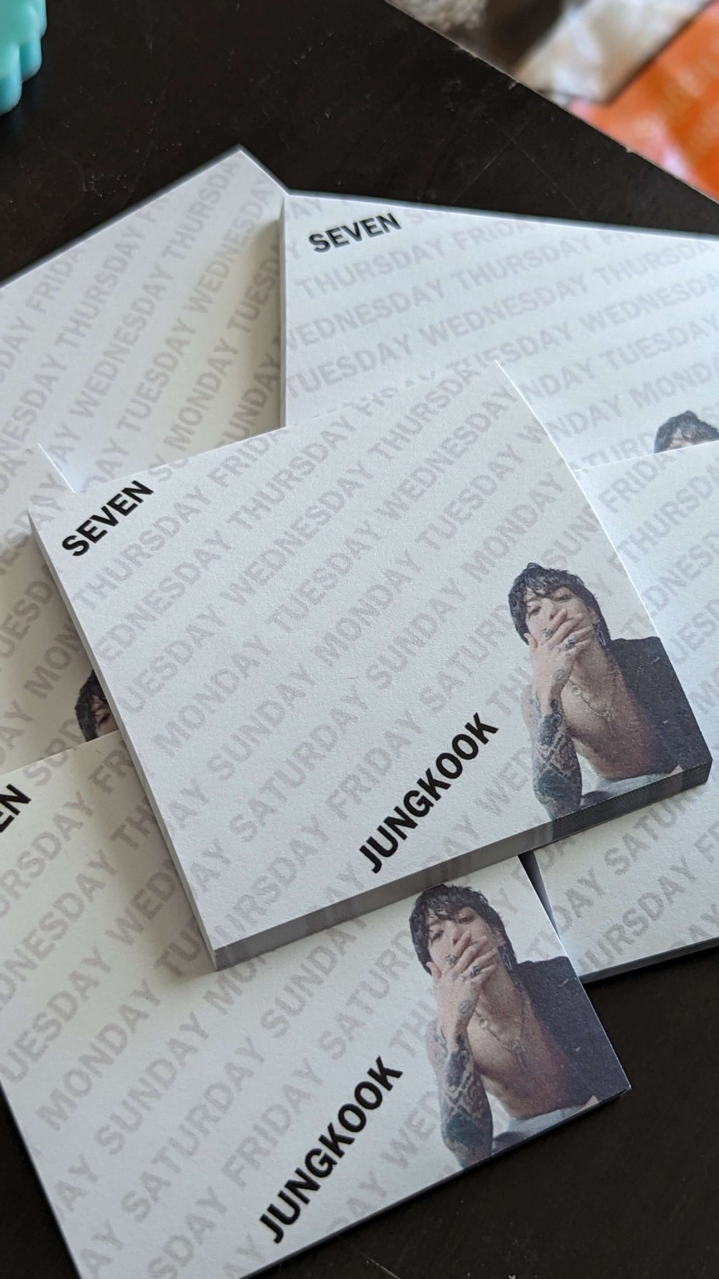 Jungkook "Seven" Sticky Notes | Sticky Notes | borahello