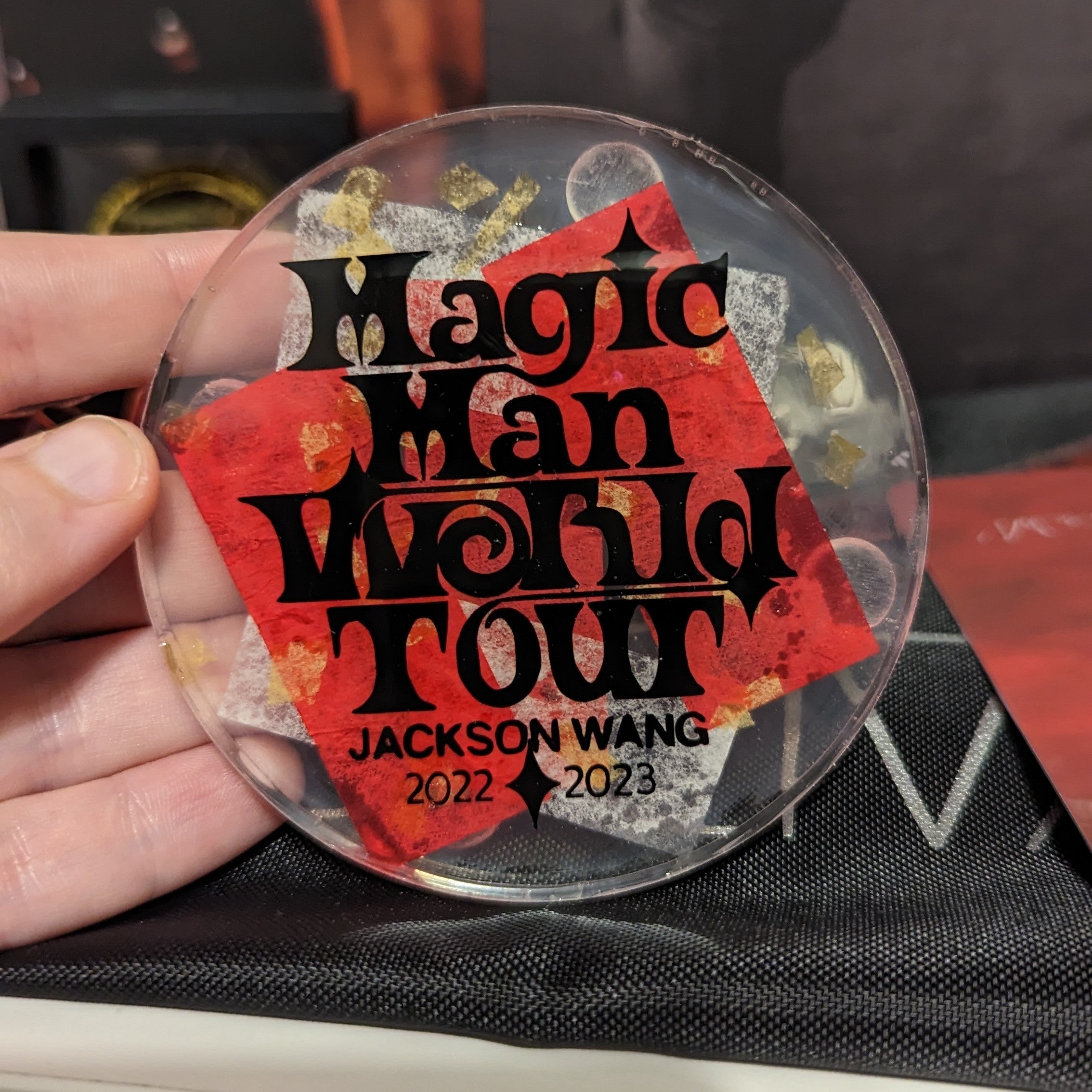 Jackson Wang Magic Man World Tour Confetti Coaster – borahello