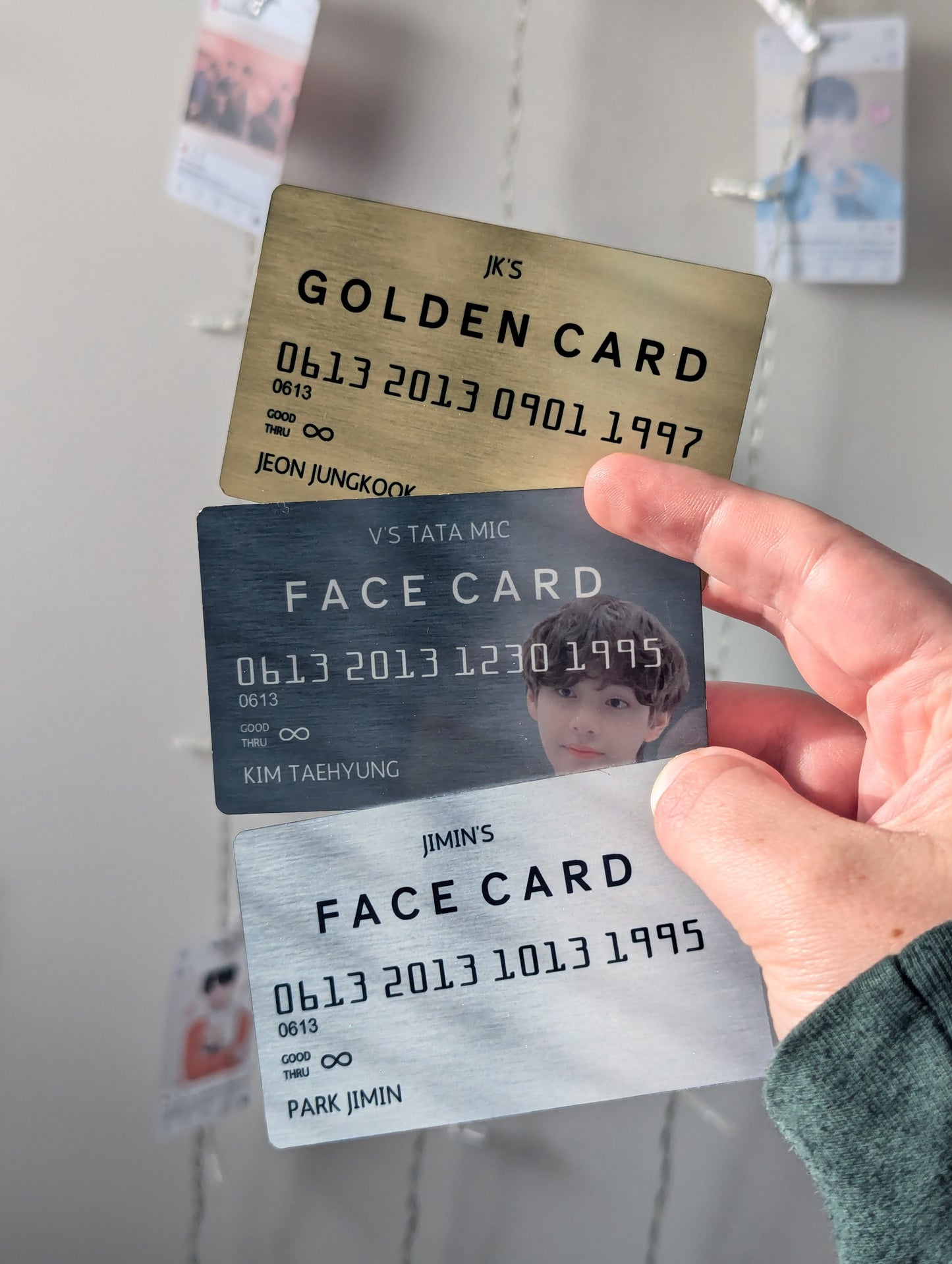 Jimin Metal "Face Card" Photocard