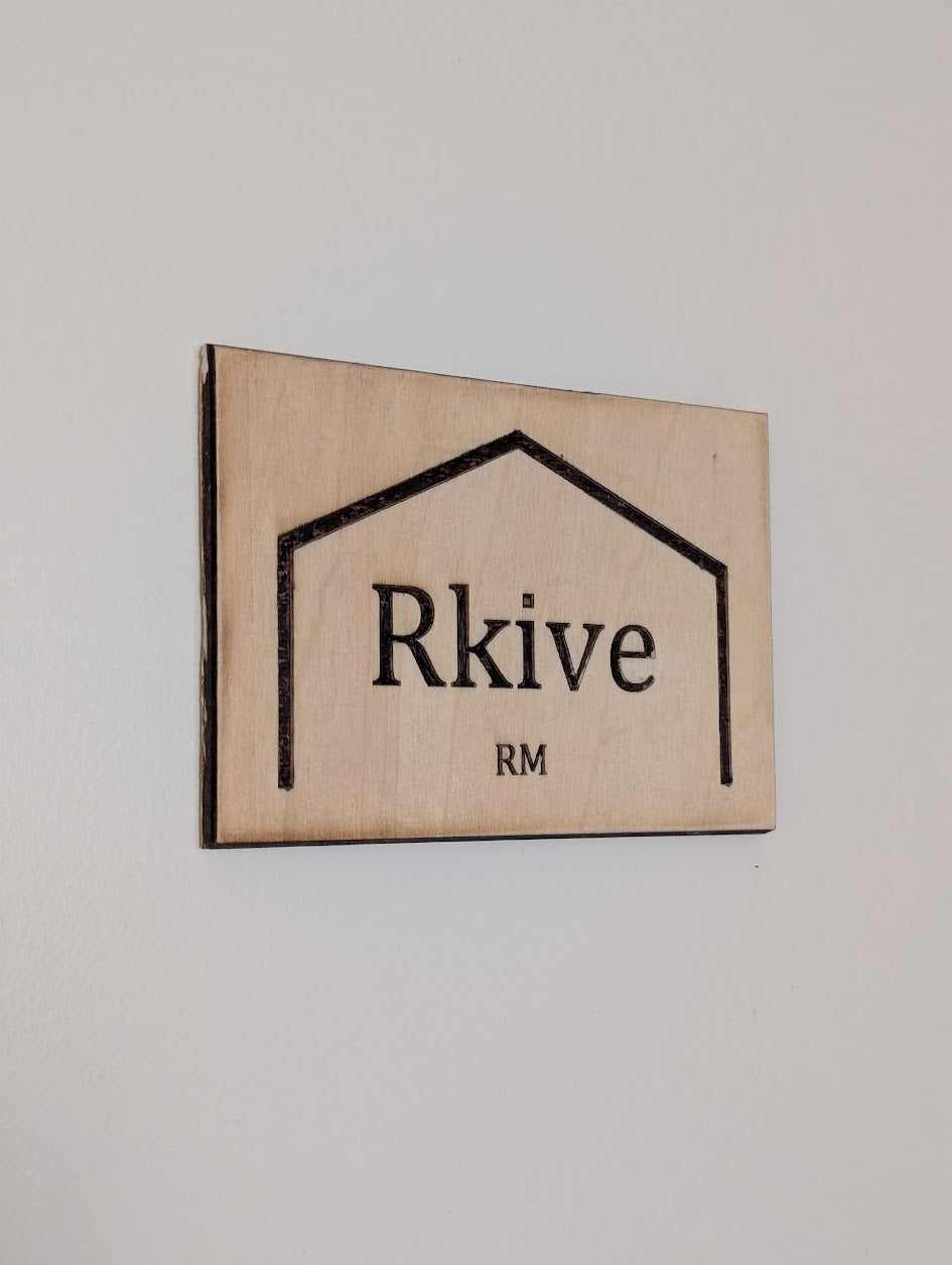 RM Rkive Studio Sign
