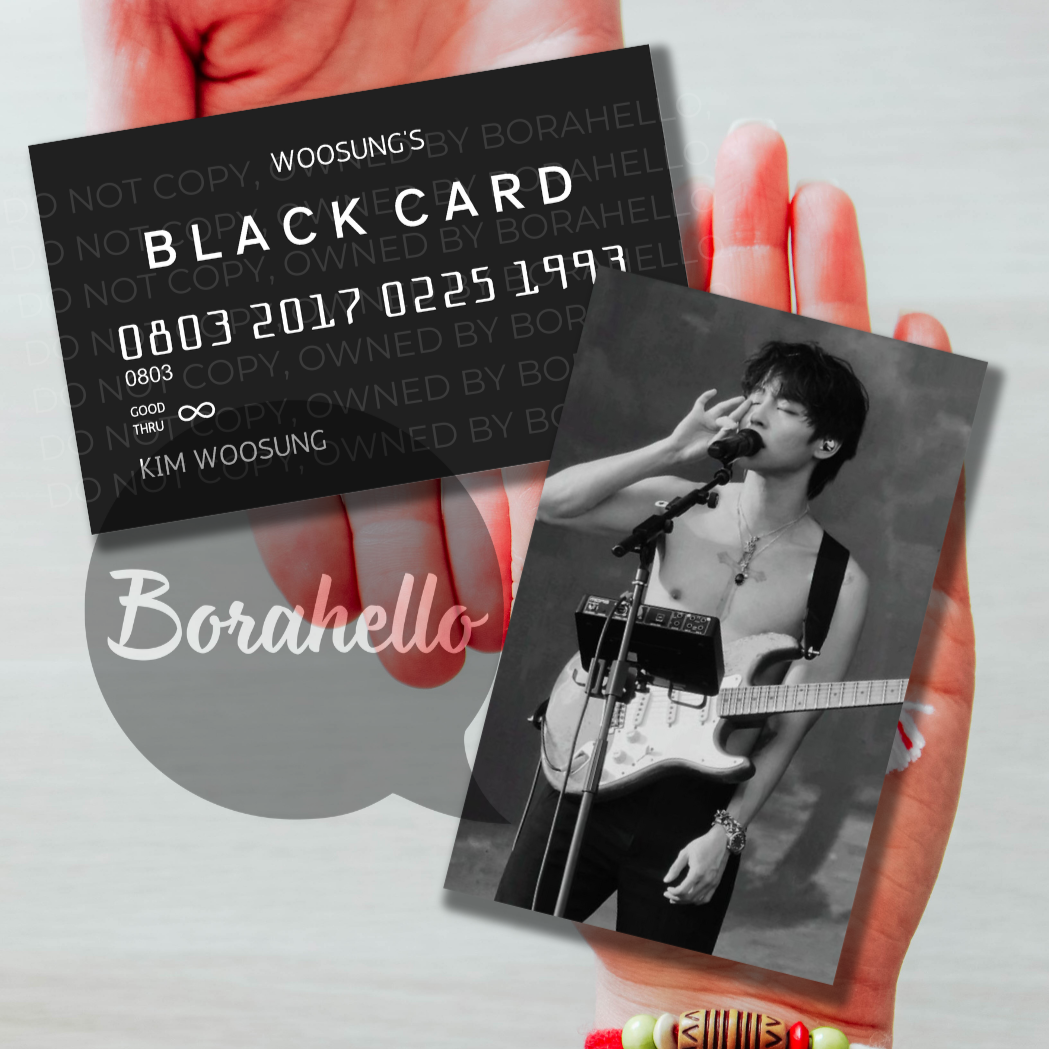 The Rose Metal "Black Card" Photocard