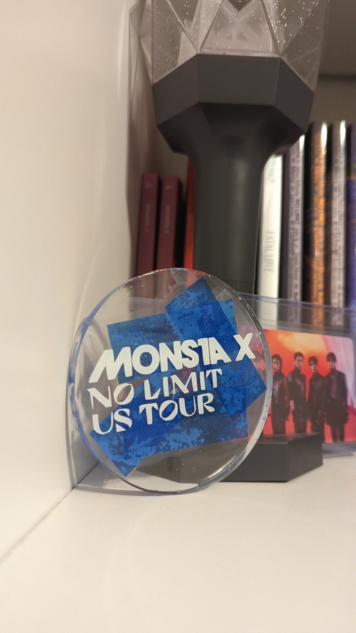 Monsta X No Limit Tour Confetti Coaster | Coaster | borahello