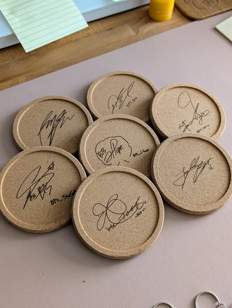 Cork & Ceramic Coasters