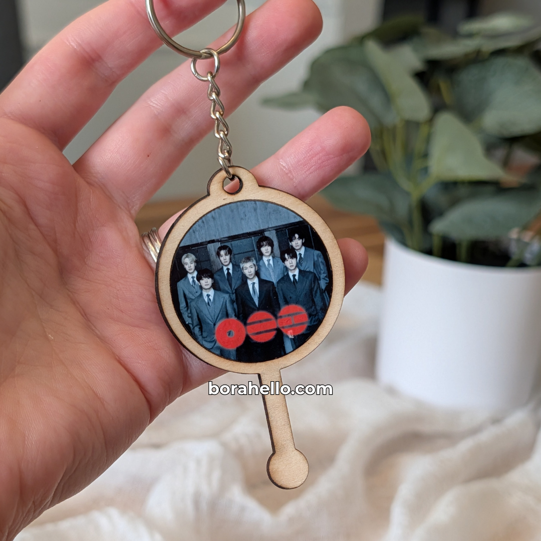 Custom Wooden Mini Picket Keychain