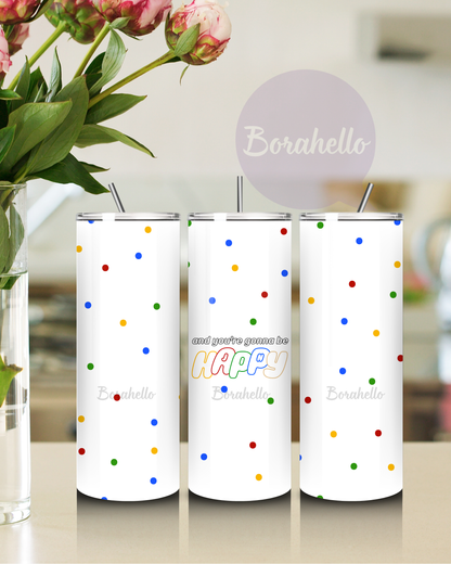 Jin Happy Stainless Steel Tumbler