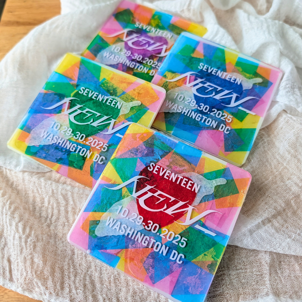 Seventeen New_ 2025 Tour Confetti Coaster