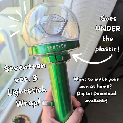 Seventeen Ver. 3 Lightstick Vinyl Wrap (Inner)