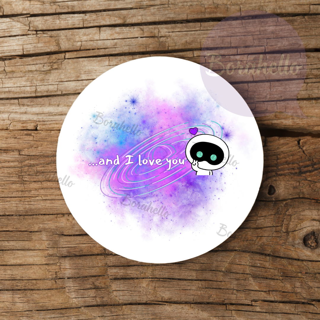 Jin The Astronaut Ceramic Coaster