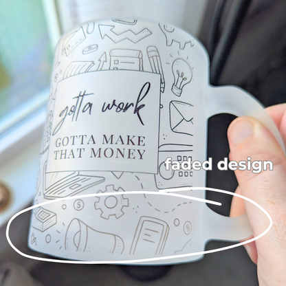 Ateez WORK / "Gotta Work" Glass Coffee Mug