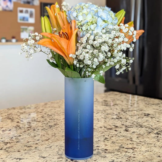 RM Indigo Glass Vase