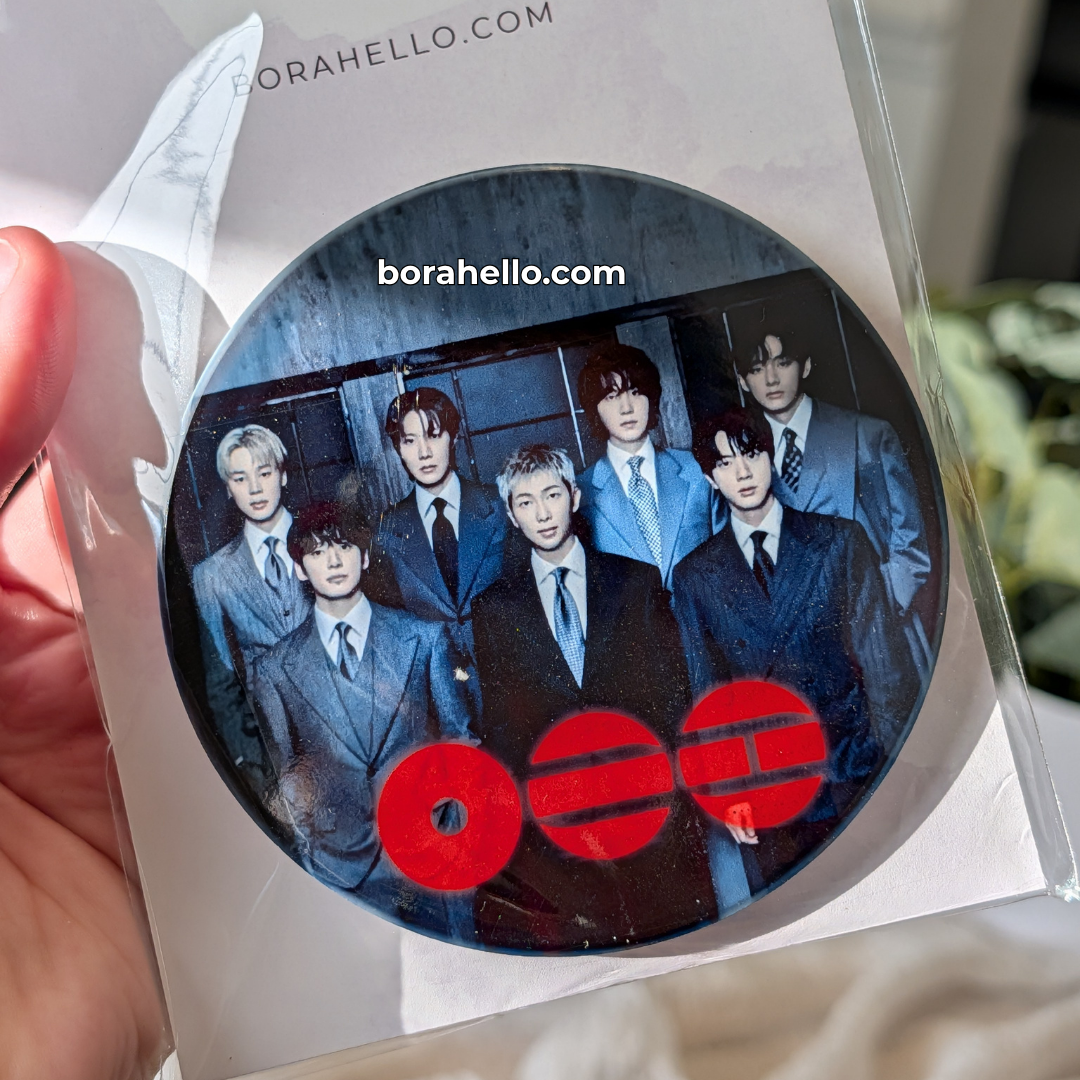 BTS Arirang OT7 Group Photo Ceramic Coaster