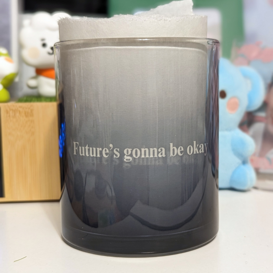 Suga "D-Day / Future's Gonna Be Okay" Glass Coffee Mug | Mug | borahello