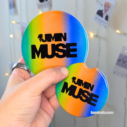 Jimin MUSE Ceramic Coaster