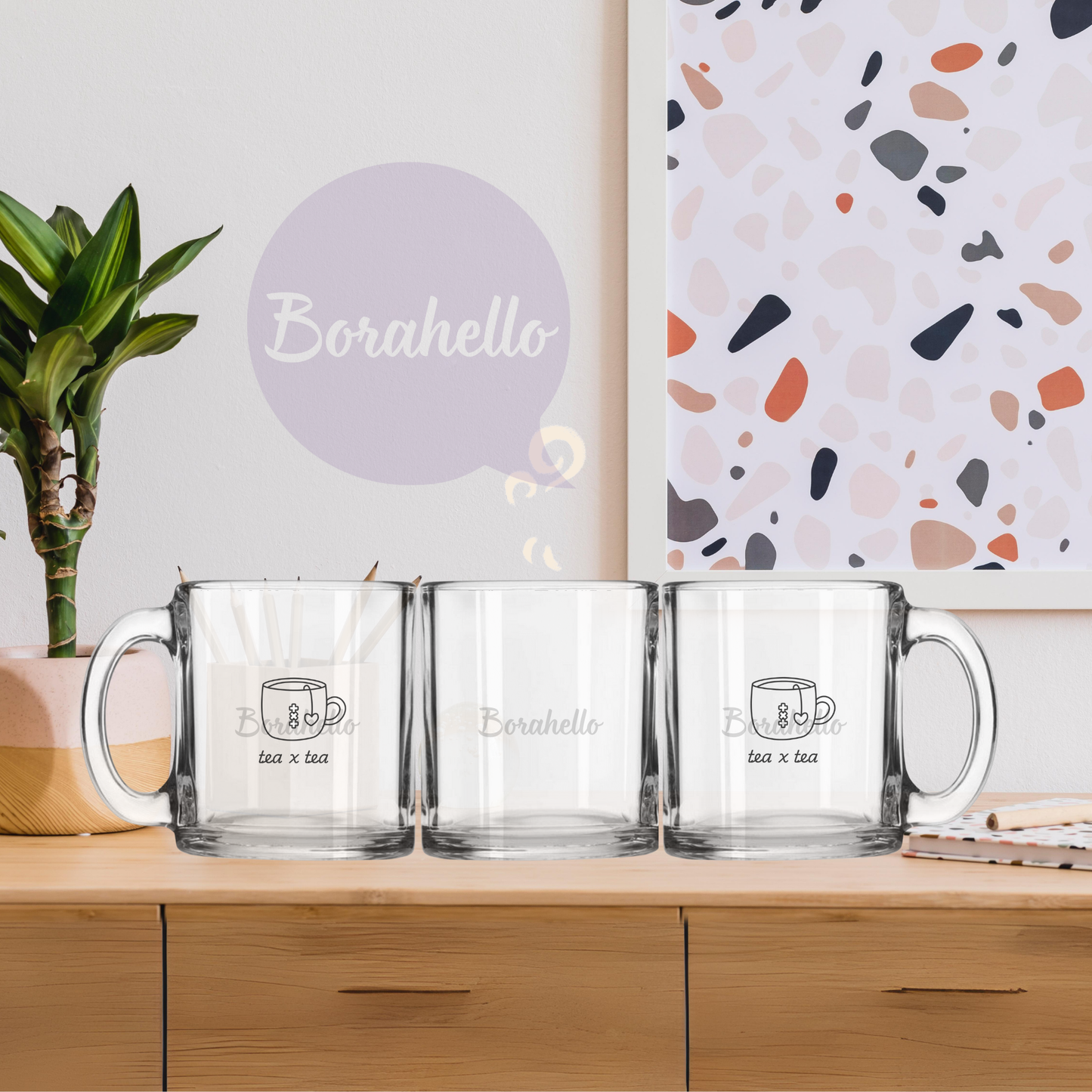 TXT Tea X Tea Glass Coffee & Tea Mug