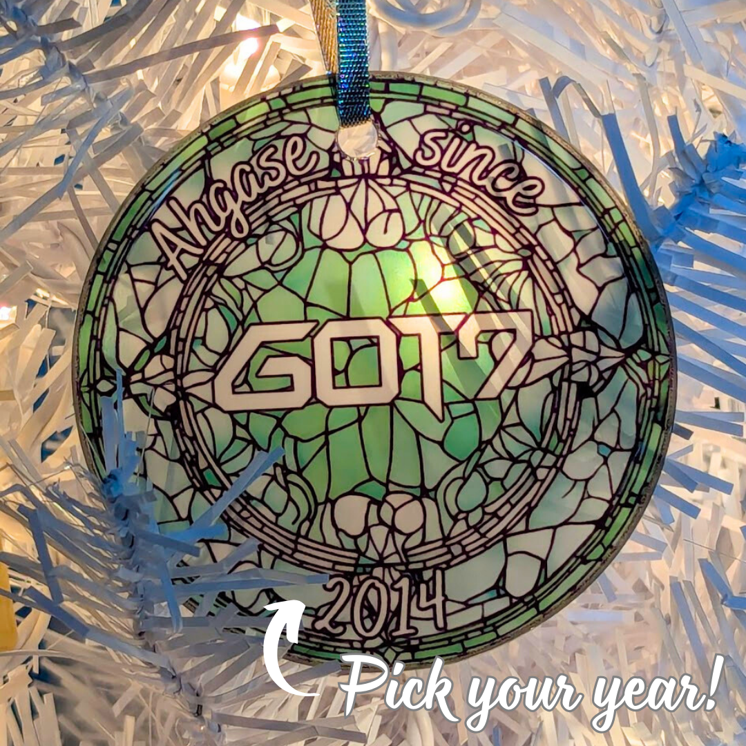 GOT7 Ahgase Debut Stained Glass Ornament