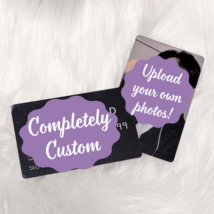 Custom Metal Photocard (Double Sided) | Photocard | borahello