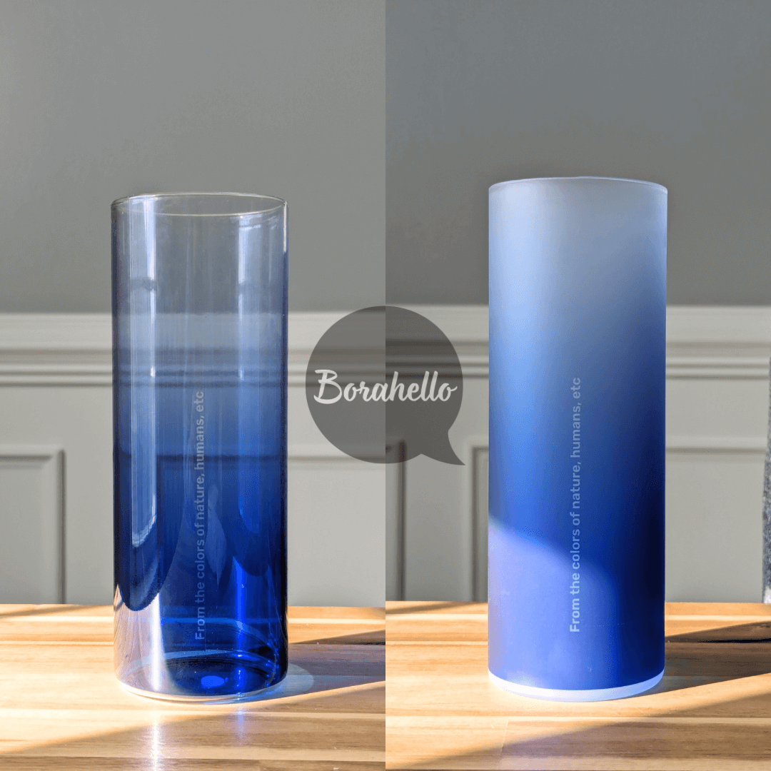 RM Indigo Glass Vase – borahello RM Indigo Glass Vase – borahello