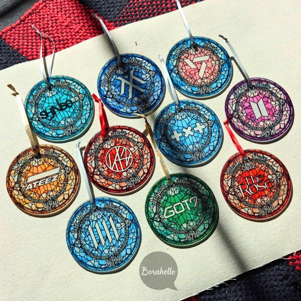 TXT MOA Debut Stained Glass Ornament