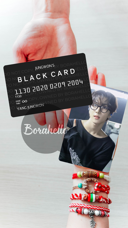 Metal "Black Card" Photocard (Enhypen)