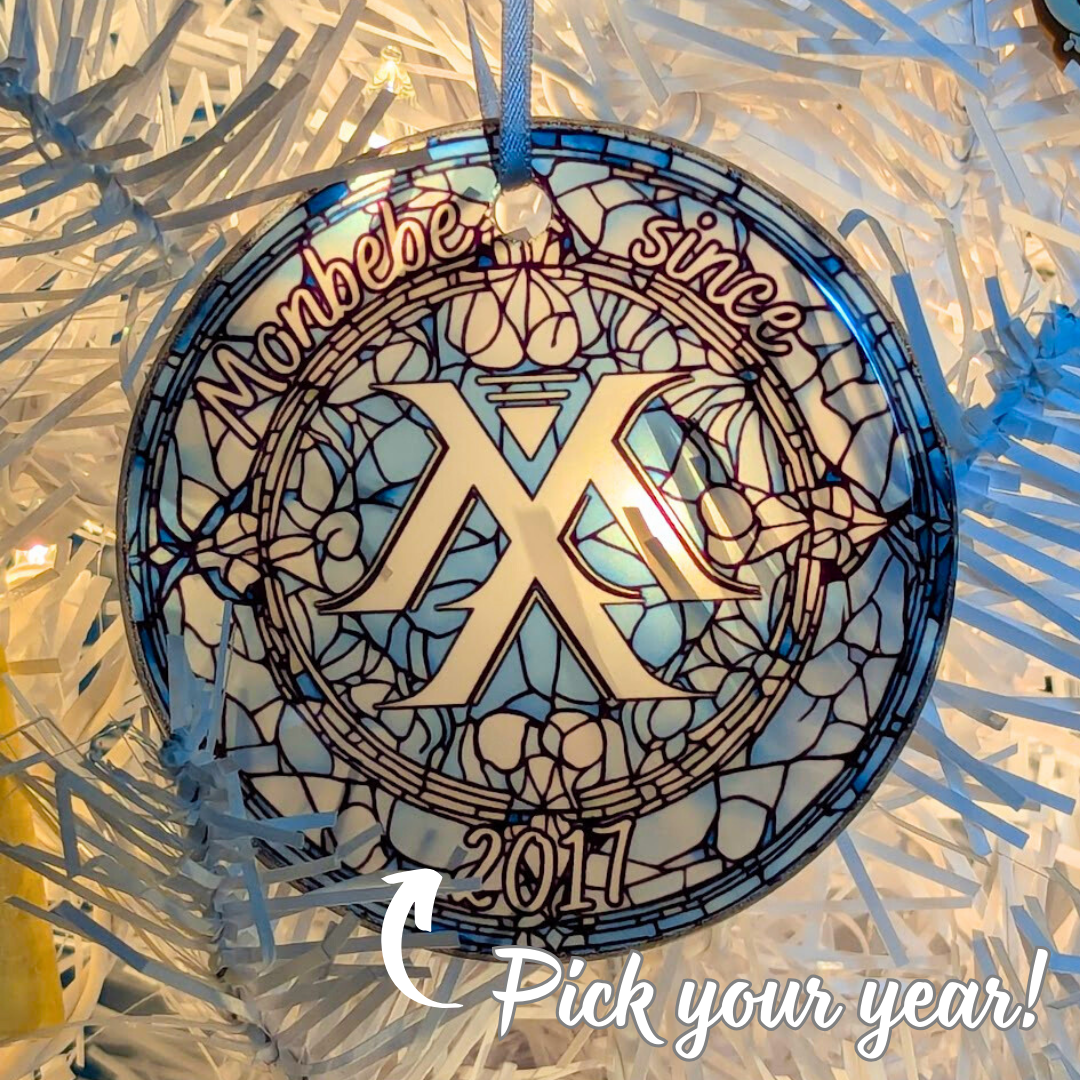 Monsta X Monbebe Debut Stained Glass Ornament