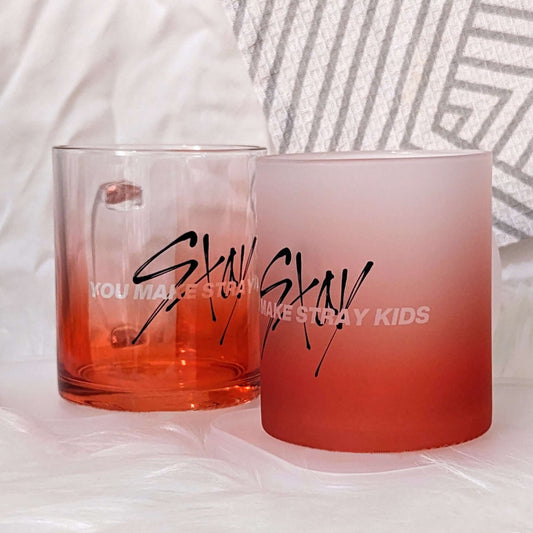 Stray Kids "You Make Stray Kids Stay" Glass Coffee Mug | Mug | borahello