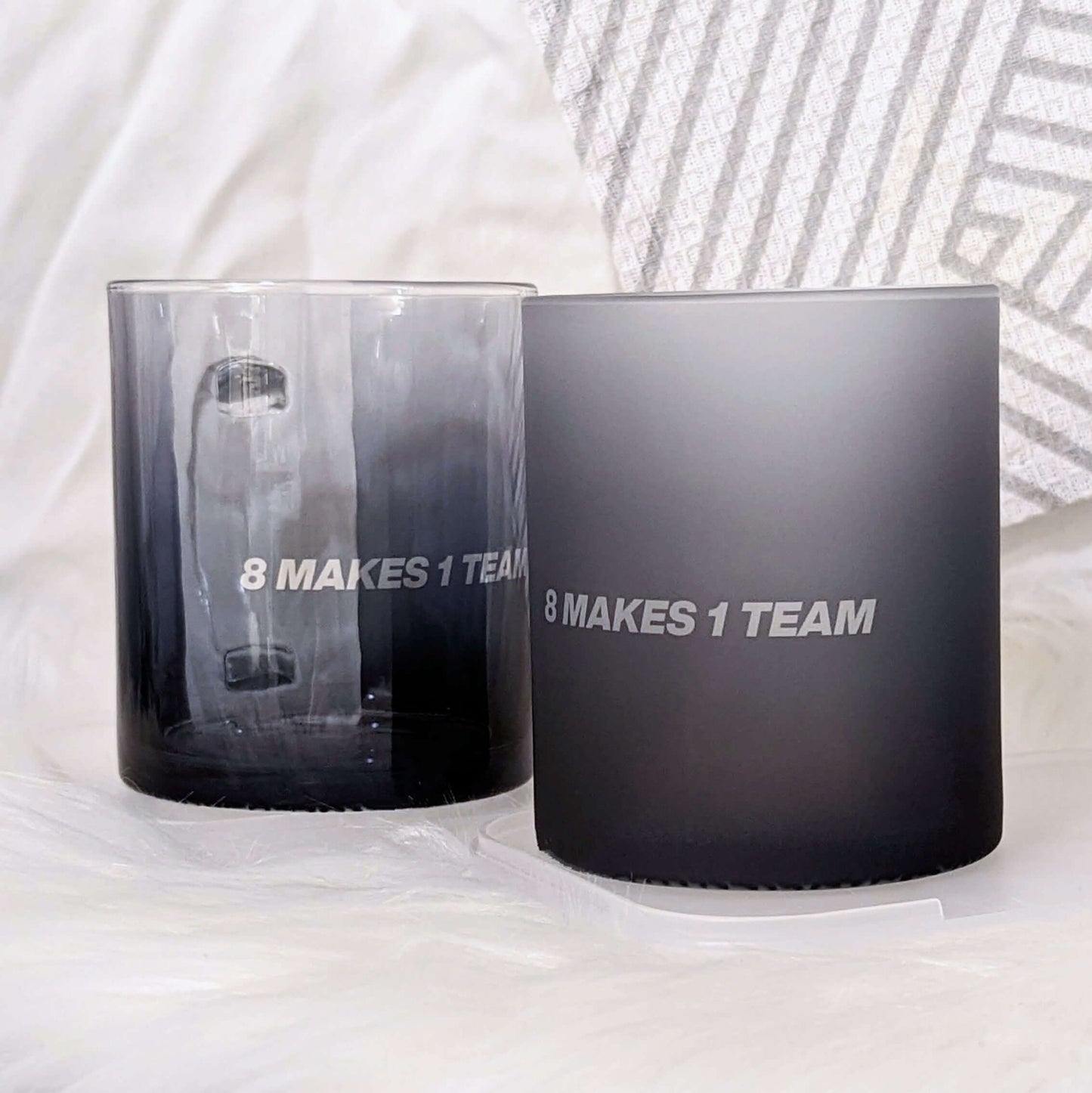 Ateez "8 Makes 1 Team" Glass Coffee Mug | Mug | borahello