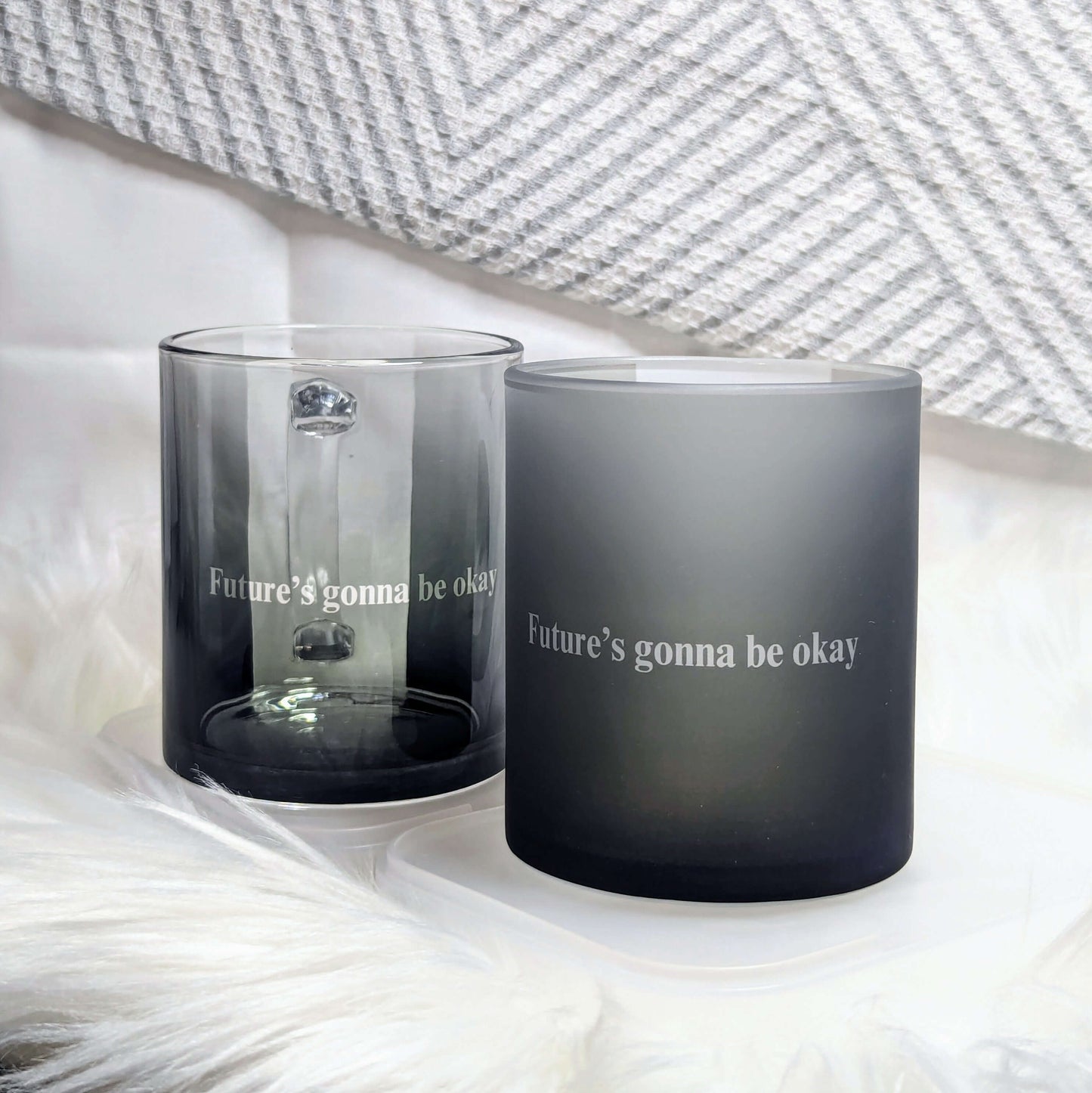 Suga "D-Day / Future's Gonna Be Okay" Glass Coffee Mug | Mug | borahello