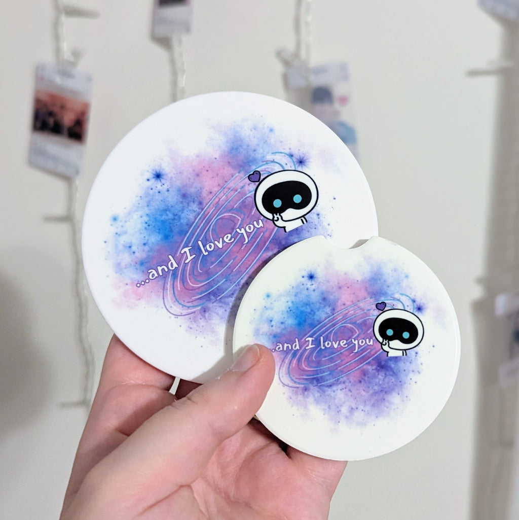 Jin The Astronaut Ceramic Coaster