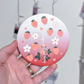 J-Hope Berry Berry Strawberry Ceramic Coaster