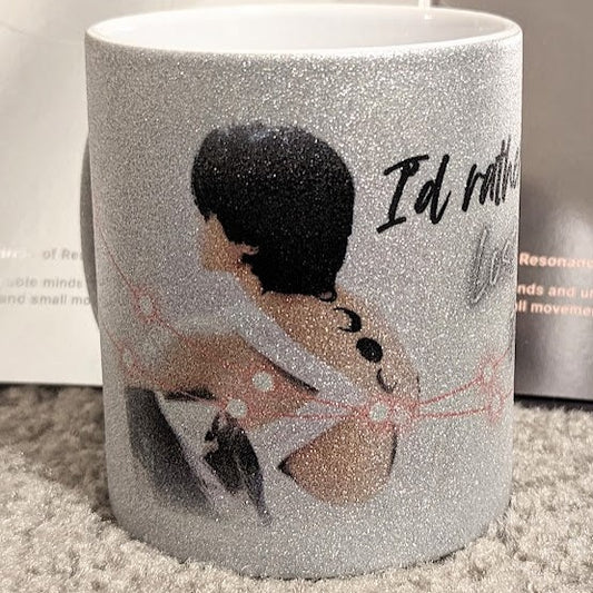 Jimin "Like Crazy" Silver Glitter Mug | Mug | borahello