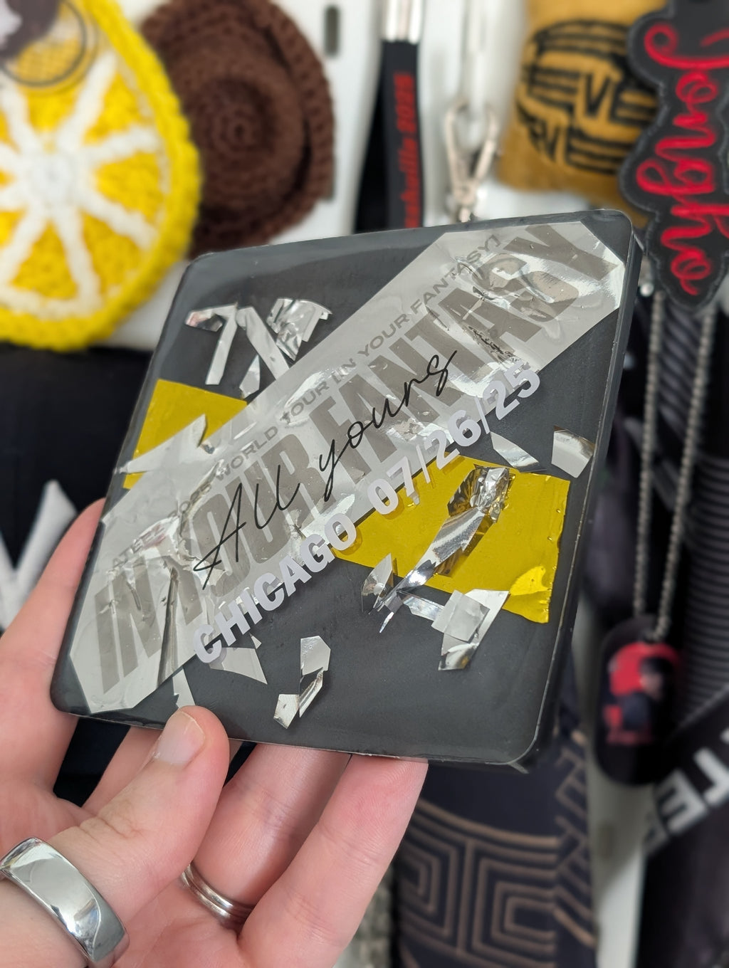 Ateez In Your Fantasy 2025 Tour Confetti Coaster