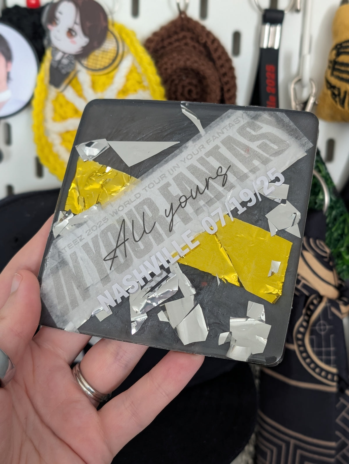 Ateez In Your Fantasy 2025 Tour Confetti Coaster
