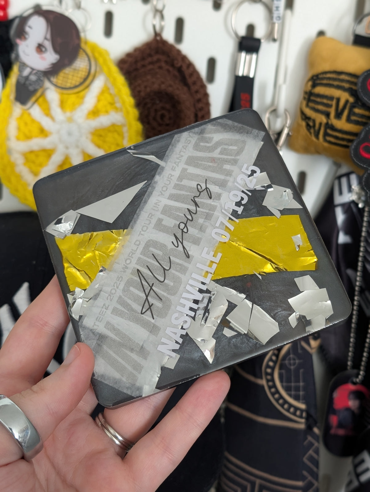Ateez In Your Fantasy 2025 Tour Confetti Coaster