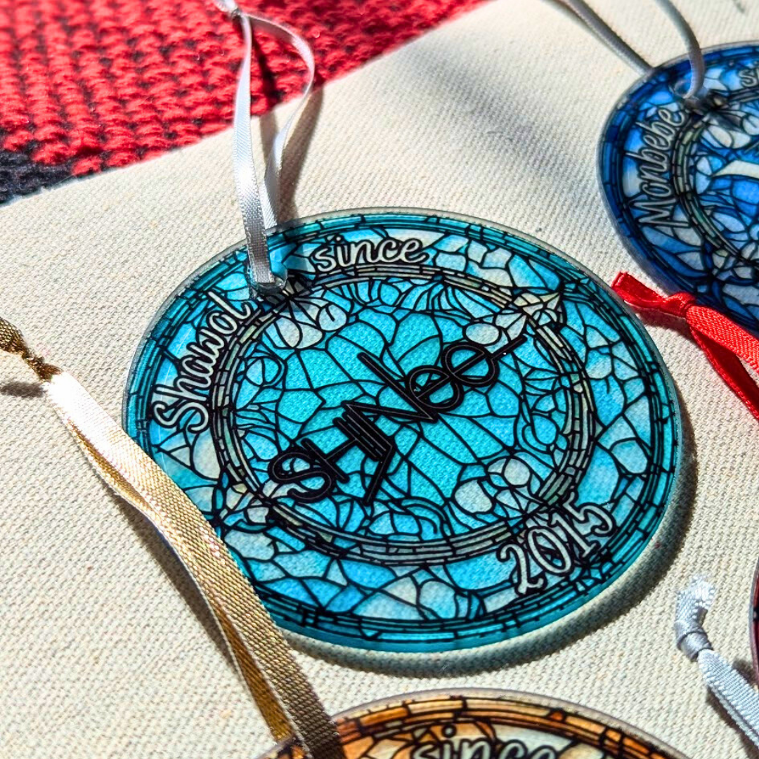 SHINee Shawol Debut Stained Glass Ornament