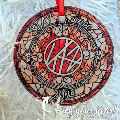 Stray Kids Stay Debut Stained Glass Ornament