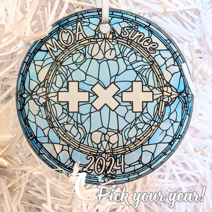 TXT MOA Debut Stained Glass Ornament