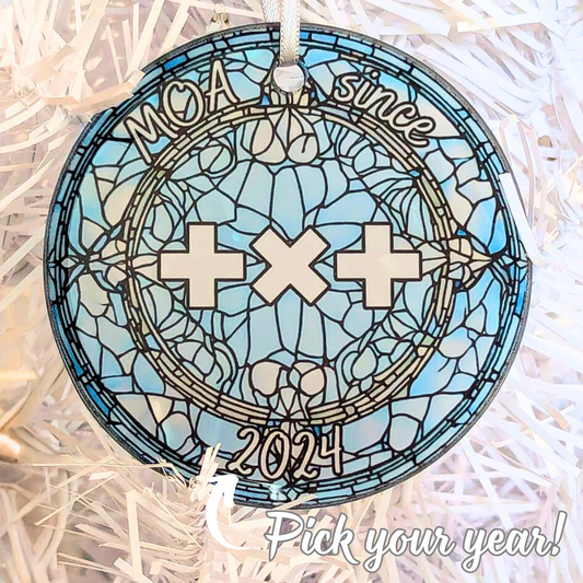 TXT MOA Debut Stained Glass Ornament