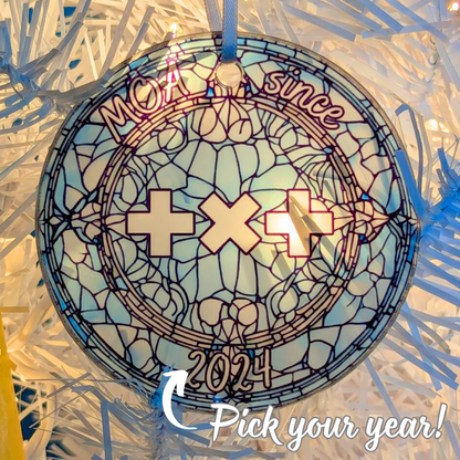 TXT MOA Debut Stained Glass Ornament