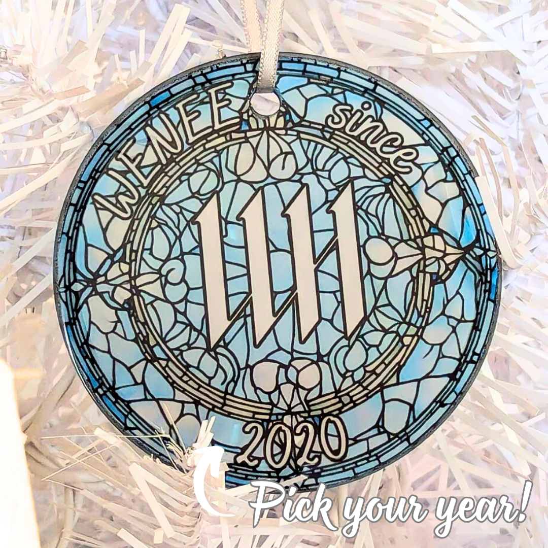 Wonho WENEE Debut Stained Glass Ornament