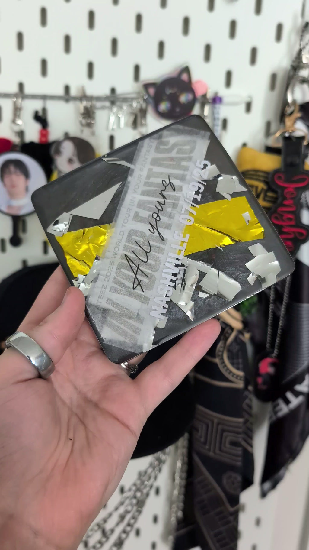 Ateez In Your Fantasy 2025 Tour Confetti Coaster