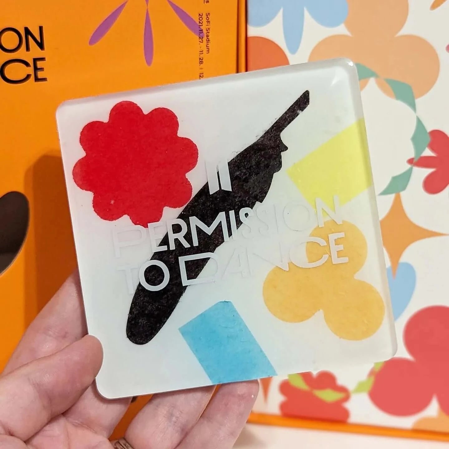 BTS PTD Confetti Coaster (Square) | Coaster | borahello