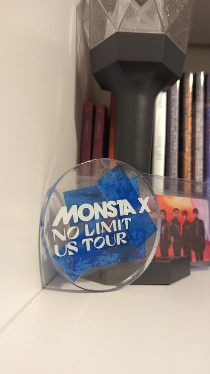 Monsta X No Limit Tour Confetti Coaster | Coaster | borahello