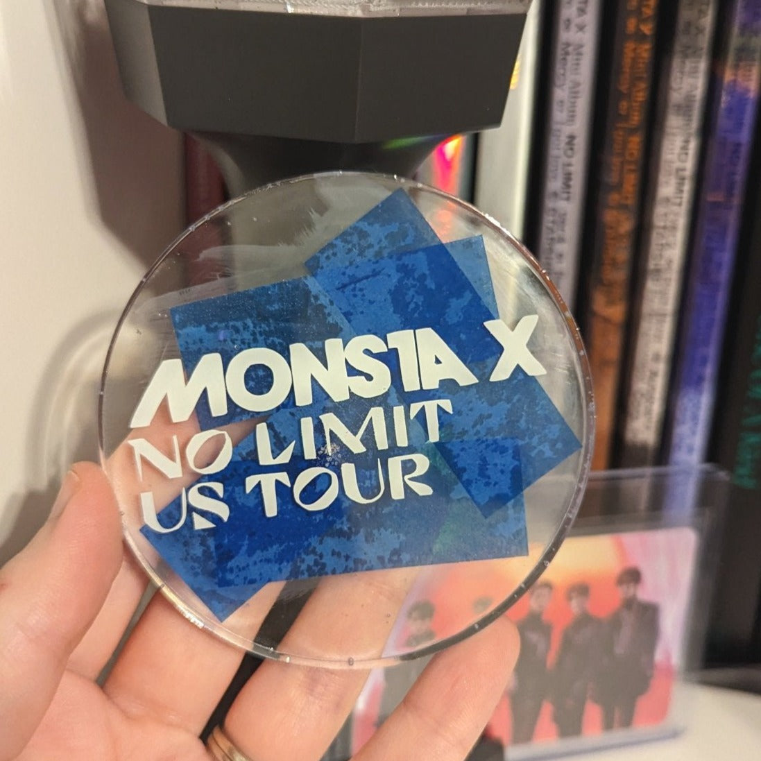 Monsta X No Limit Tour Confetti Coaster | Coaster | borahello